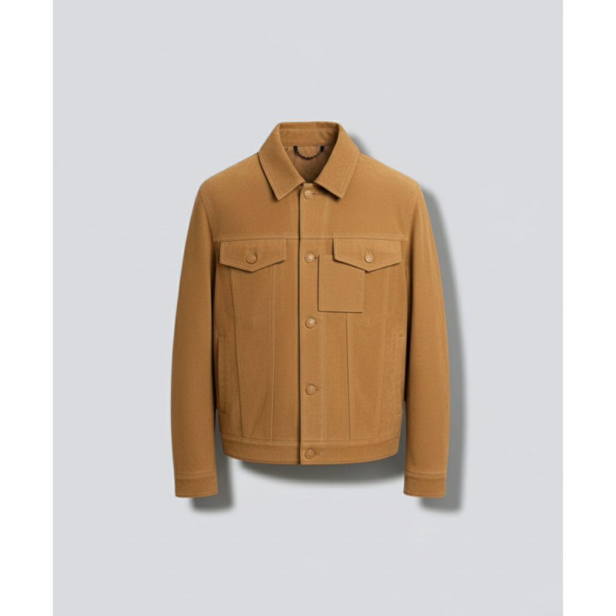 The Golden Scimitar Bomber Leather Jacket